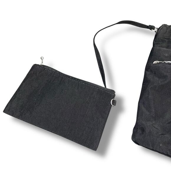 Baggallini Horizon Womens RFID Crossbody Wristlet Bag Detachable Pockets Travel - Picture 4 of 12